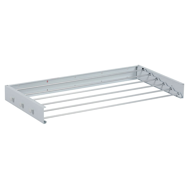 Tendedero de pared retráctil plegable 4 m con 6 sujetadores Casa Idea