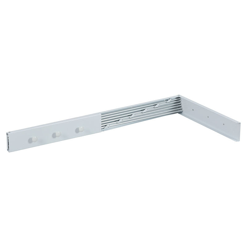 Tendedero de pared retráctil plegable 4 m con 6 sujetadores Casa Idea