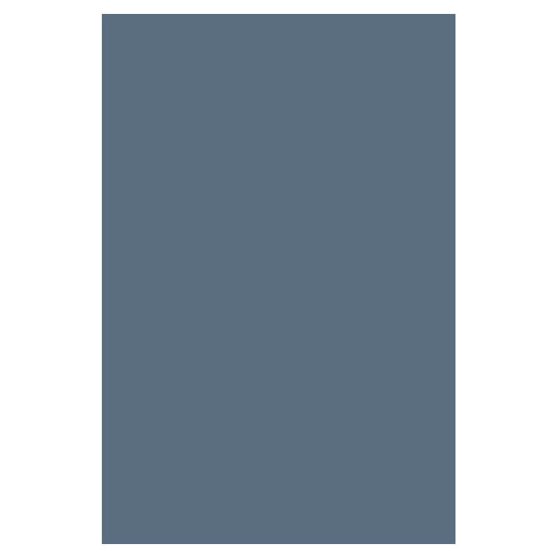 Moisture-resistant melamine 7 x 9' 19 mm plain alby blue