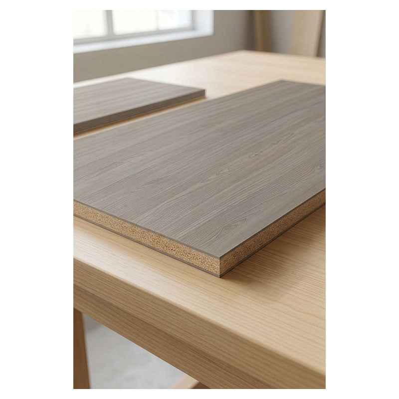 Hydrofuge melamine 7 x 9' 19 mm textured Nordic grey wood