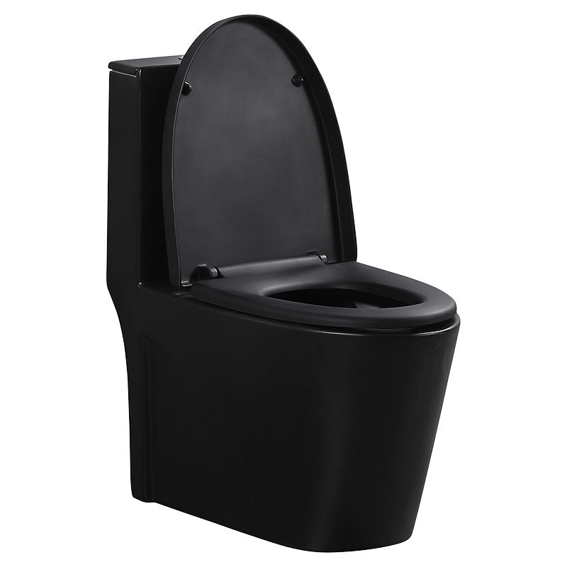 Aqua Nuova Taro One-Piece Matte Black Elongated Dual Flush 4/6L Toilet