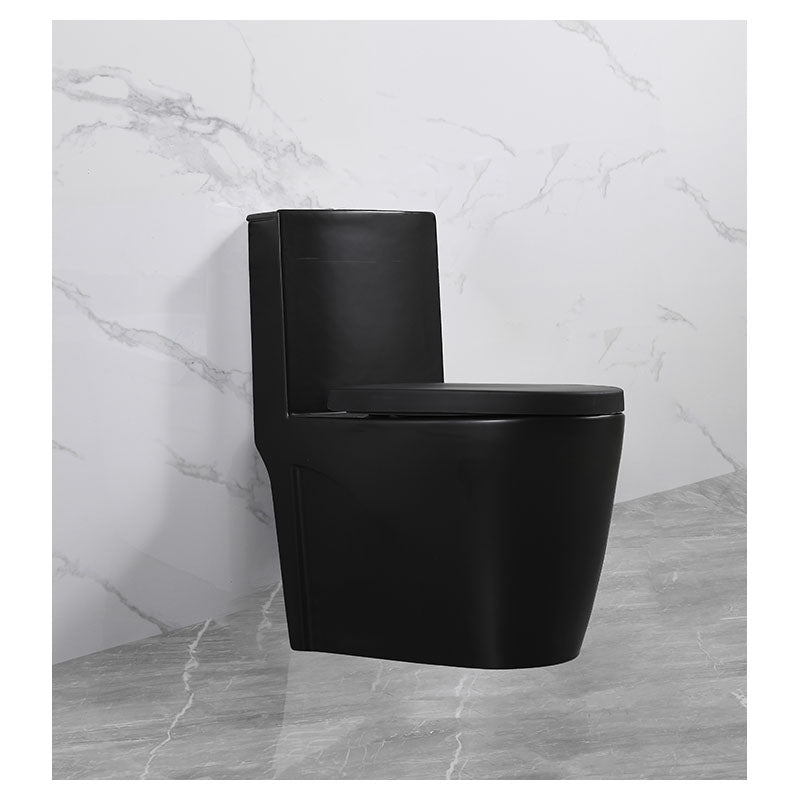 Aqua Nuova Taro One-Piece Matte Black Elongated Dual Flush 4/6L Toilet