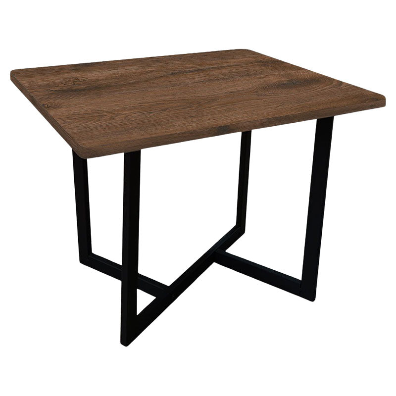 Mesa auxiliar de melamina Prato café 50 x 37 x 39 cm