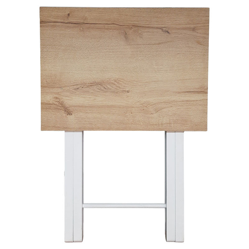 Mesa auxiliar plegable de melamina nórdica 35 x 48 x 59 cm