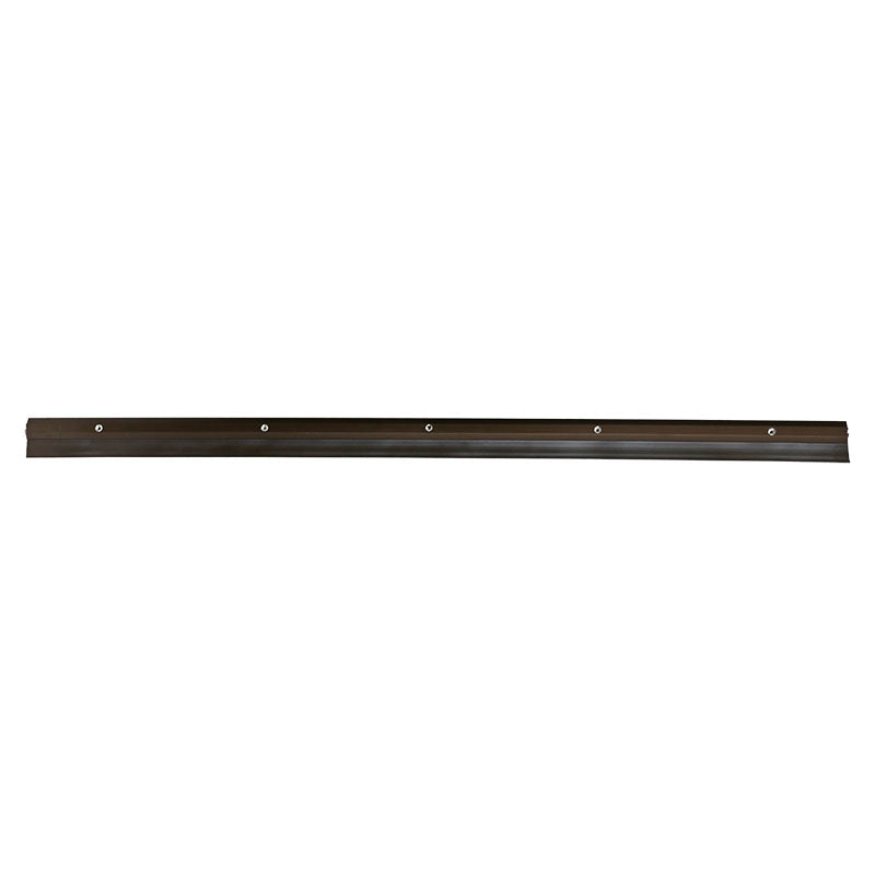 Burlete atornillable plástico 100 cm bronce