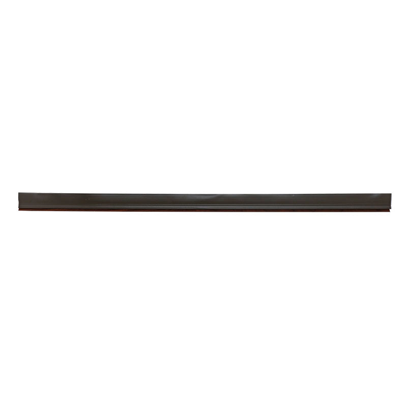 Screw-on plastic draft excluder 100 cm brown