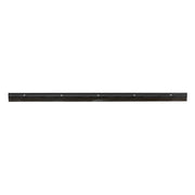 Screw-on plastic draft excluder 100 cm black