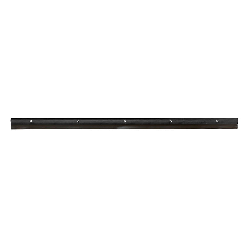 Screw-on plastic draft excluder 100 cm black