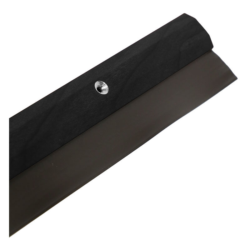 Screw-on plastic draft excluder 100 cm black