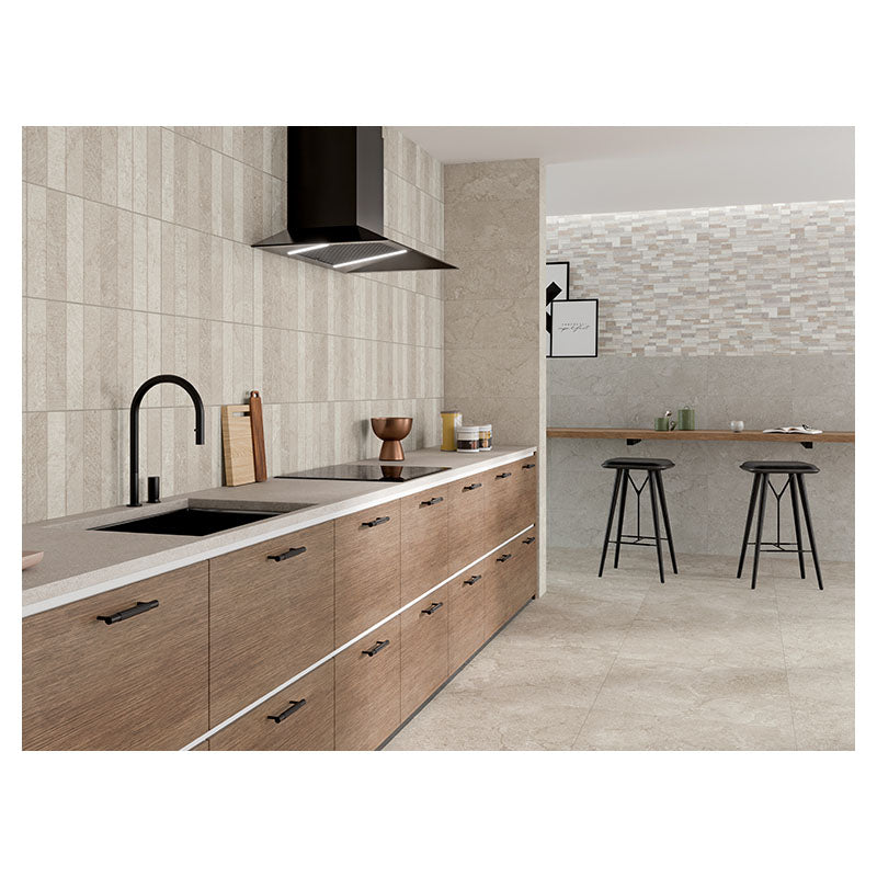 Cerámica rectangular Cruise greige 1,8 m²