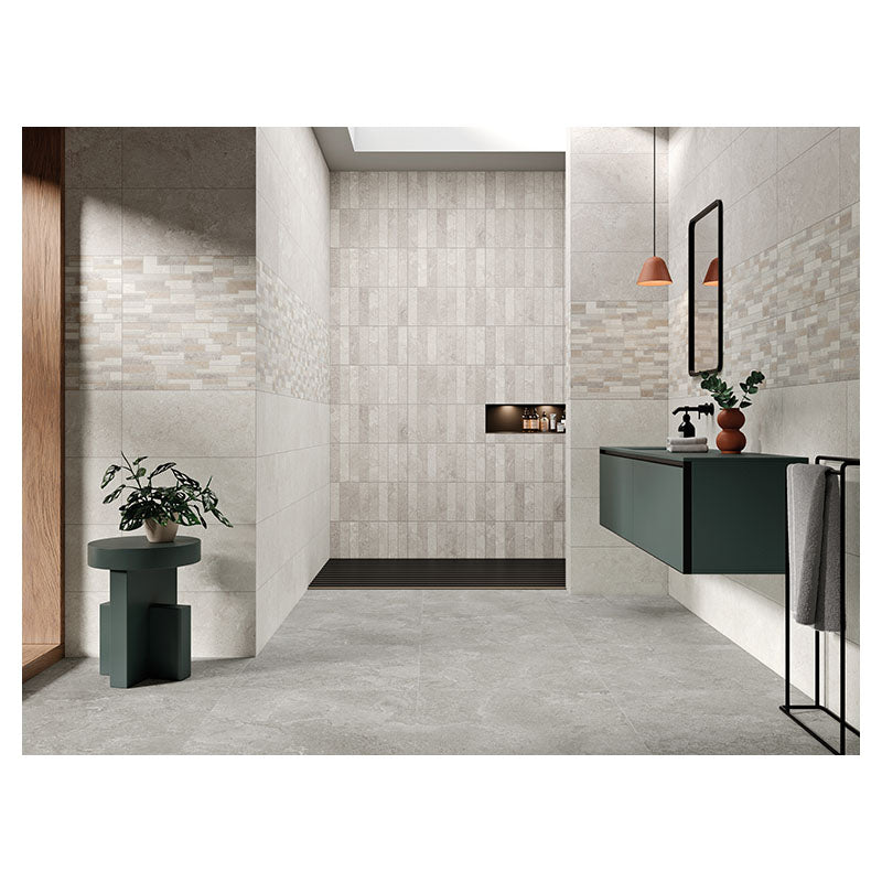 Cruise Rectangular Beige Ash Ceramic Tile 1.62 m²