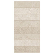 Cruise rectangular warm gray ceramic tile 1.62 m²