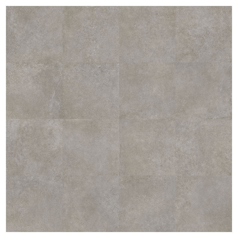 Porcelanato cuadrado Feroe gris oscuro mate 1,41 m²