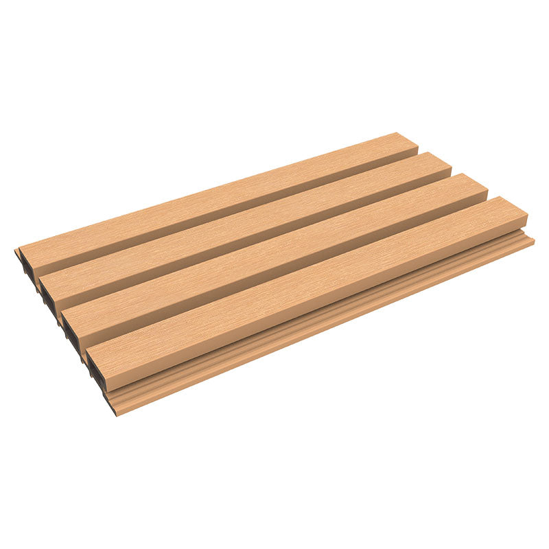 WPC Decorative Wall Panel 21.9 x 2.6 x 290 cm Teak