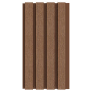 WPC decorative wall panel 21.9 x 2.6 x 290 cm dark brown