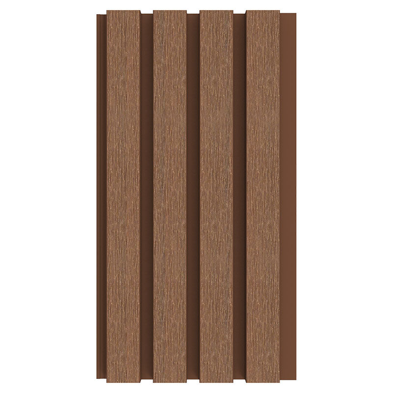 WPC decorative wall panel 21.9 x 2.6 x 290 cm dark brown