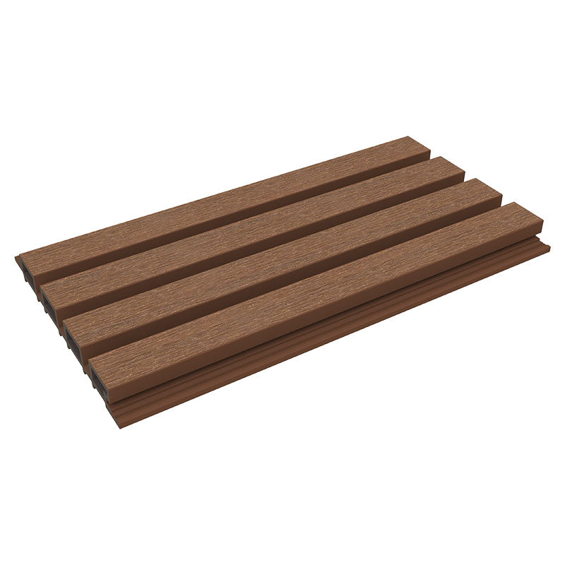 WPC decorative wall panel 21.9 x 2.6 x 290 cm dark brown