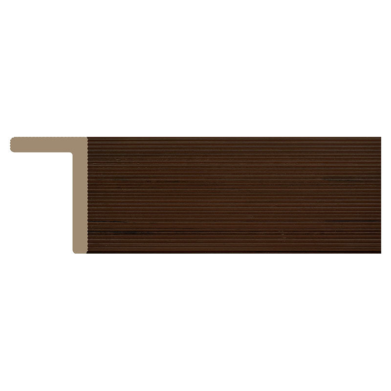 WPC Corner Profile 6 x 4 x 290 cm Dark Brown