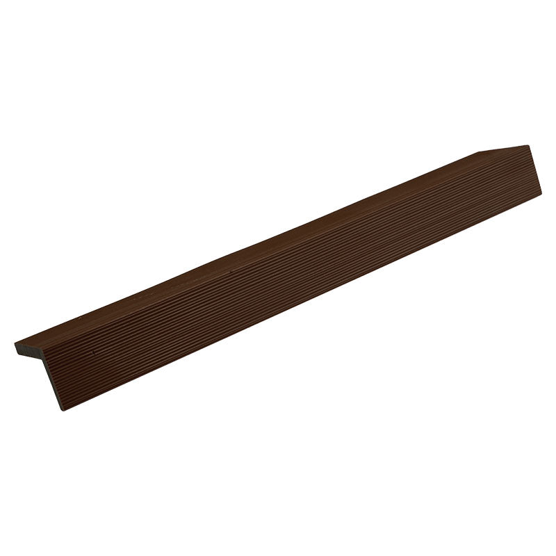 WPC Corner Profile 6 x 4 x 290 cm Dark Brown