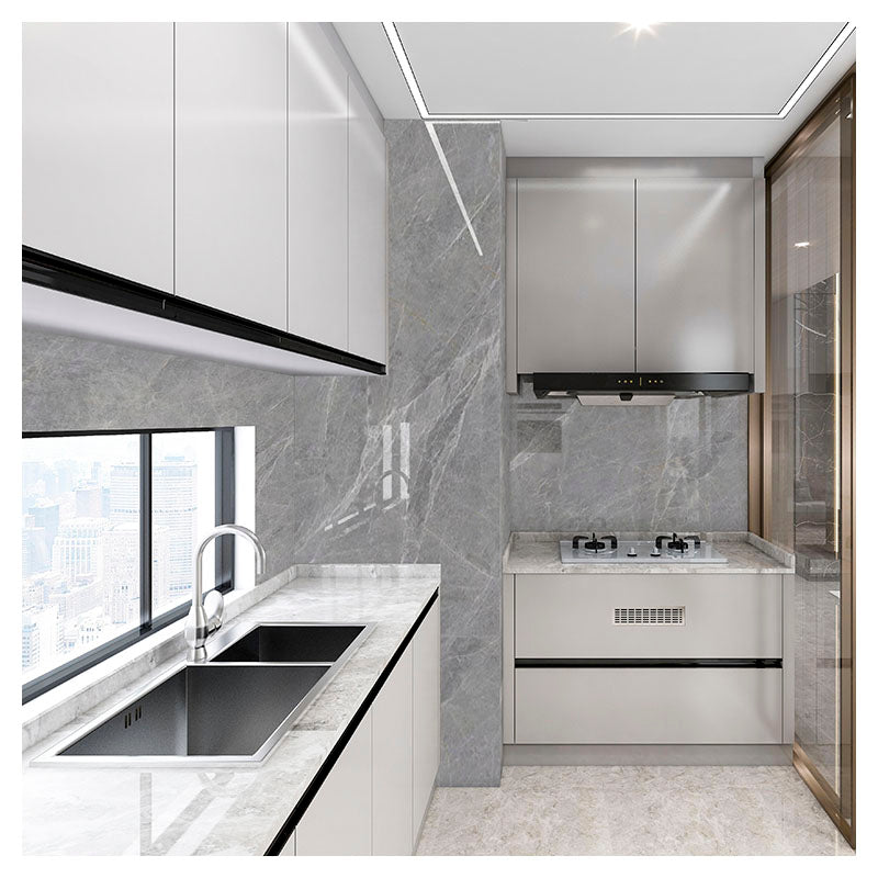 Panel decorativo de pared SPC 2.44 x 1.22 m gris piedra