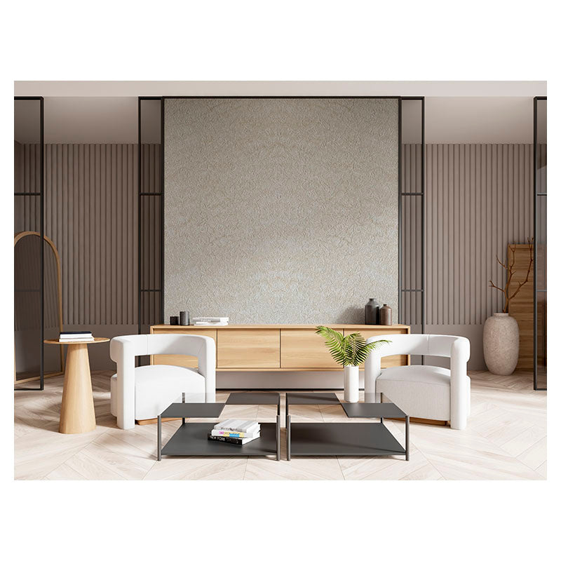 SPC Decorative Wall Panel 2.44 x 1.22 m Beige Stone