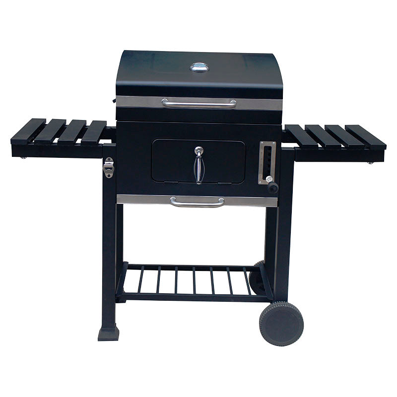 Basic Living Black 1-Grill Charcoal Barbecue 139 x 68 x 106.5 cm