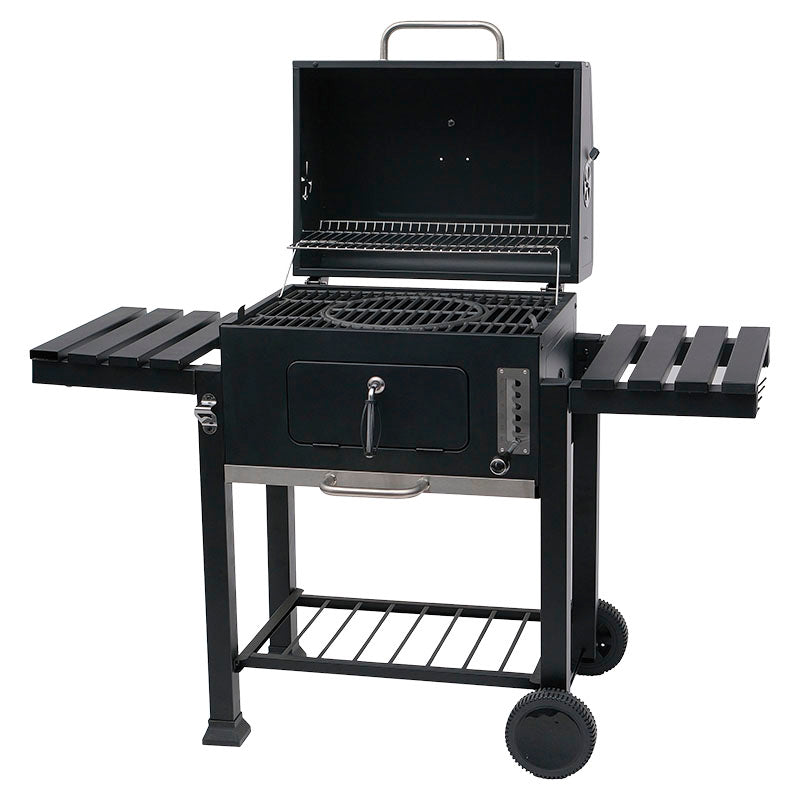 Basic Living Black 1-Grill Charcoal Barbecue 139 x 68 x 106.5 cm