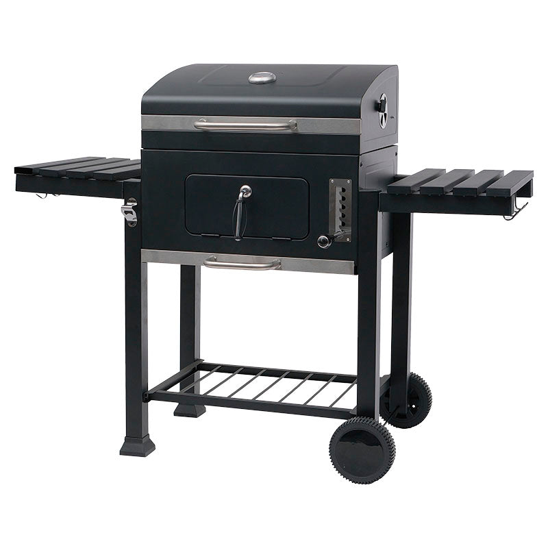 Basic Living Black 1-Grill Charcoal Barbecue 139 x 68 x 106.5 cm
