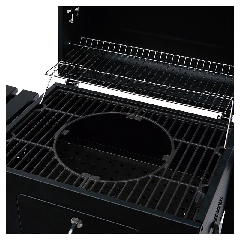 Basic Living Black 1-Grill Charcoal Barbecue 139 x 68 x 106.5 cm