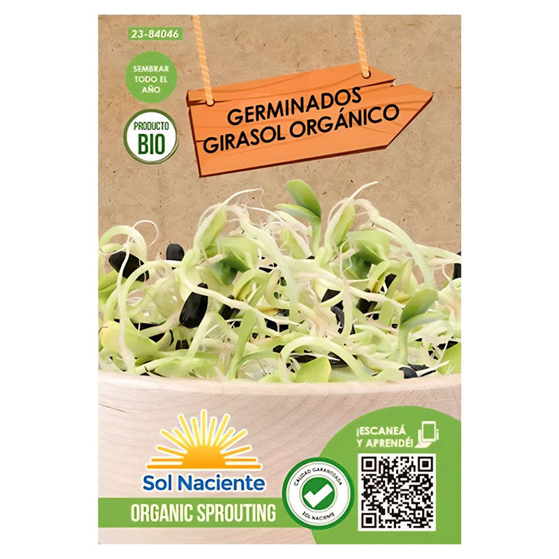 Semilla germinados girasol orgánico 30g