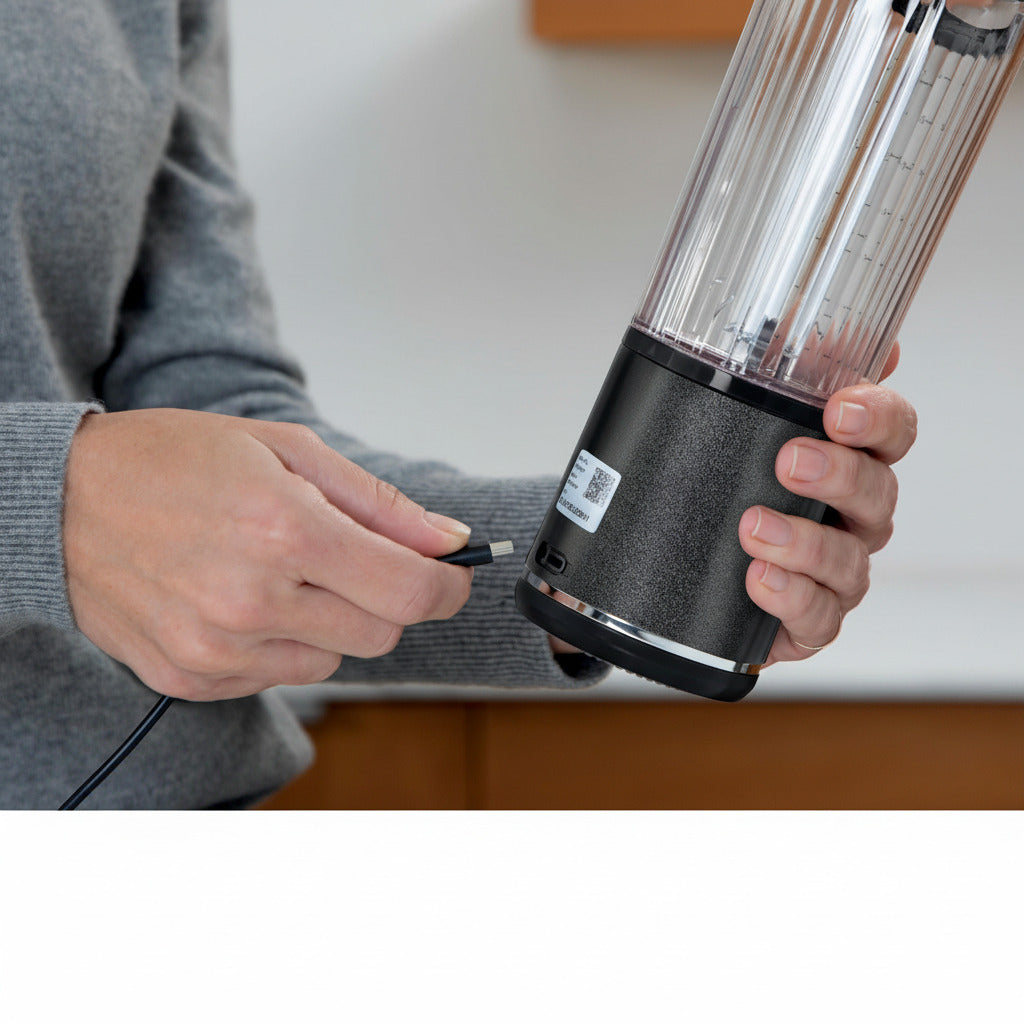 Licuadora portátil recargable 50 W 1 velocidad 532 ml negro Ninja