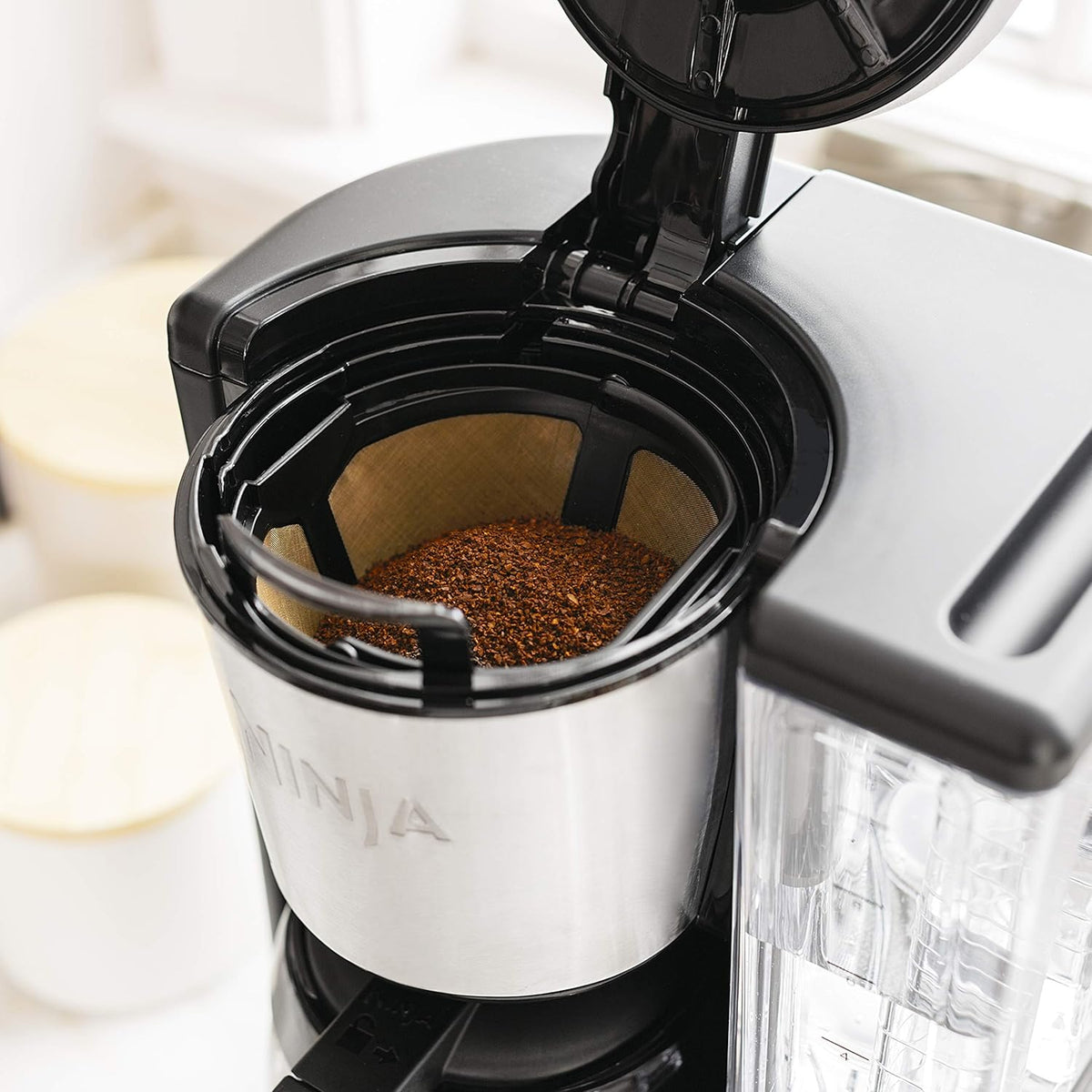 Cafetera programable plástica 12 tazas negro Ninja