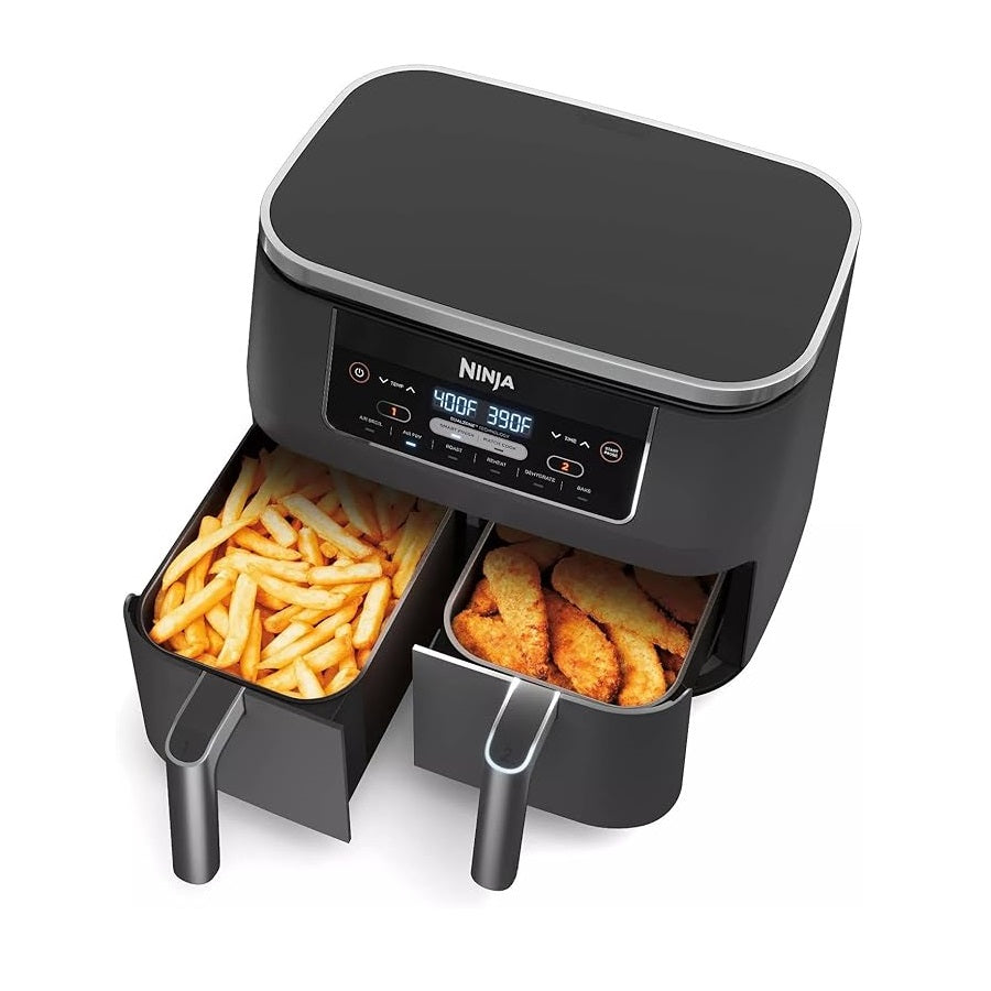 Freidora de aire 6 en 1 digital 1.690 W 7,57 litros con 2 cestas de 3,78 litros Ninja