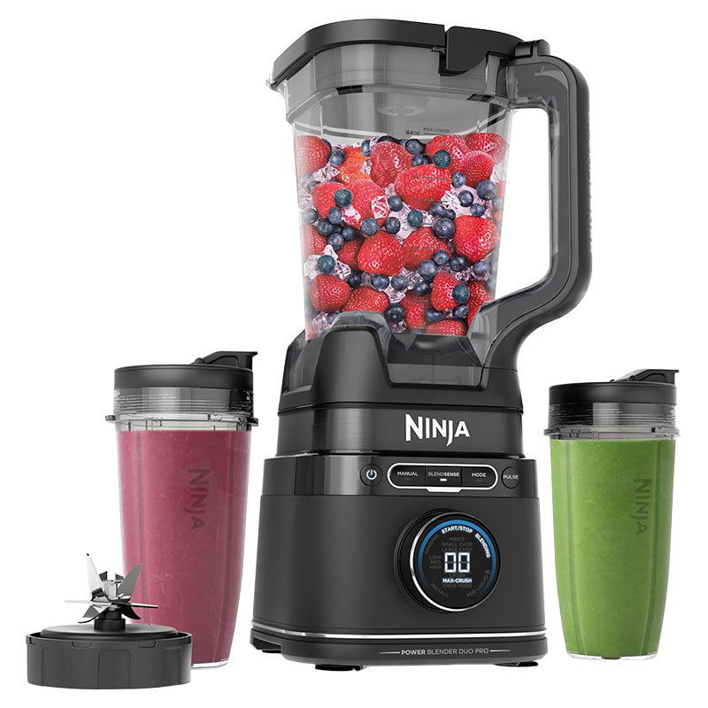 Licuadora 1.800 W 10 velocidades 2,12 litros negro con 2 vasos de 710 ml Ninja