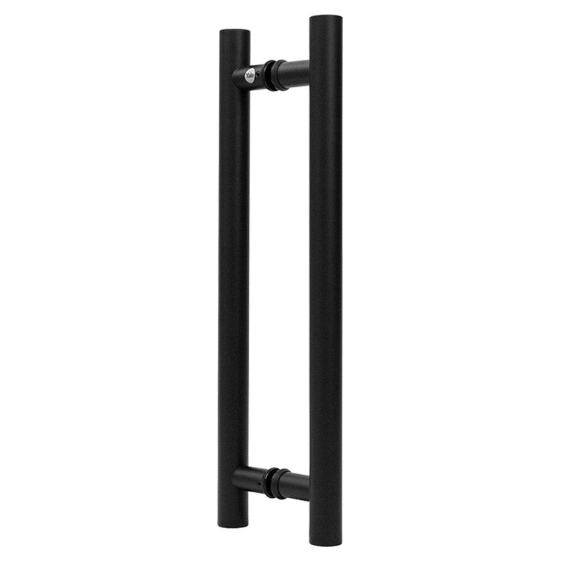 Manillón tipo H de acero para oficinas 40 x 50 cm negro mate