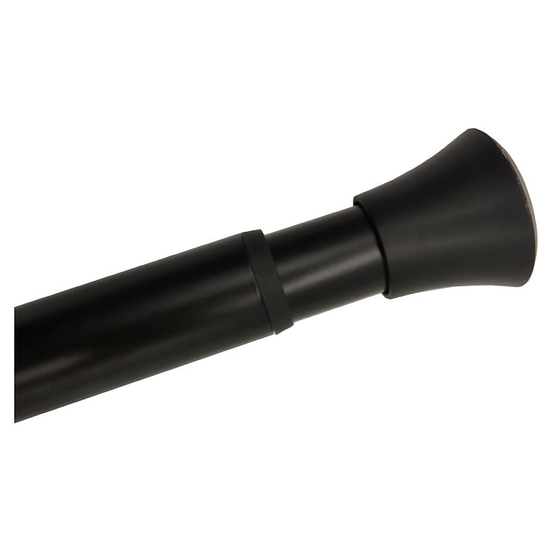 Tubo cortinero extensible 137 a 223 cm negro mate Aqua Nuova
