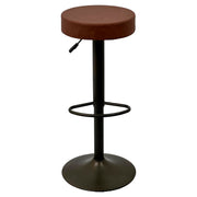 Reddish-brown bar stool supports up to 95 kg 38.5 x 35 x 64 - 85 cm 2 units