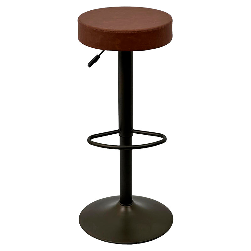 Reddish-brown bar stool supports up to 95 kg 38.5 x 35 x 64 - 85 cm 2 units