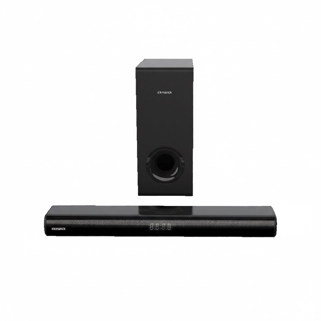 Aiwa 2.1 80W Bluetooth Soundbar with Wireless Subwoofer