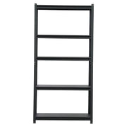 Estante metálico Basic Living acero uso pesado 5 niveles 90 x 45 x 183 cm 200 kg por nivel negro