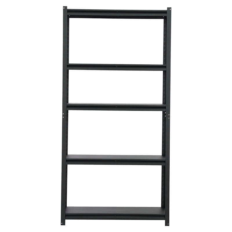 Estante metálico Basic Living acero uso pesado 5 niveles 90 x 45 x 183 cm 200 kg por nivel negro