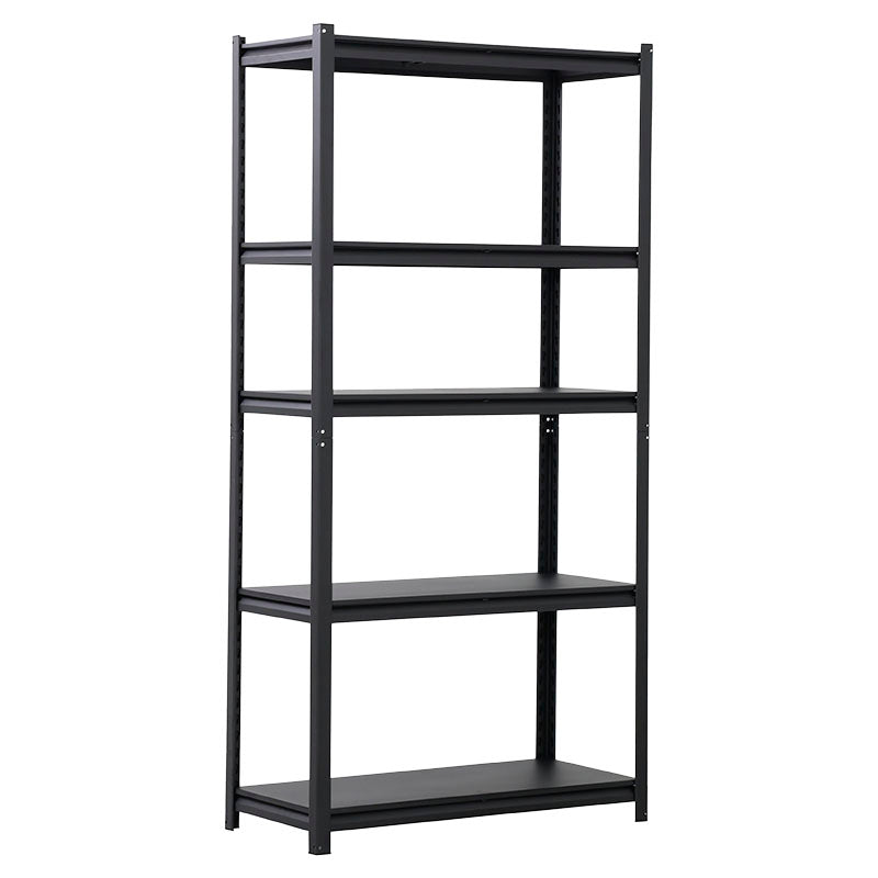 Estante metálico Basic Living acero uso pesado 5 niveles 90 x 45 x 183 cm 200 kg por nivel negro