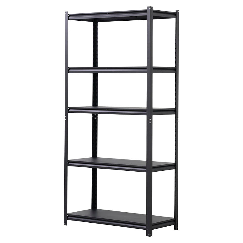 Estante metálico Basic Living acero uso pesado 5 niveles 90 x 45 x 183 cm 200 kg por nivel negro