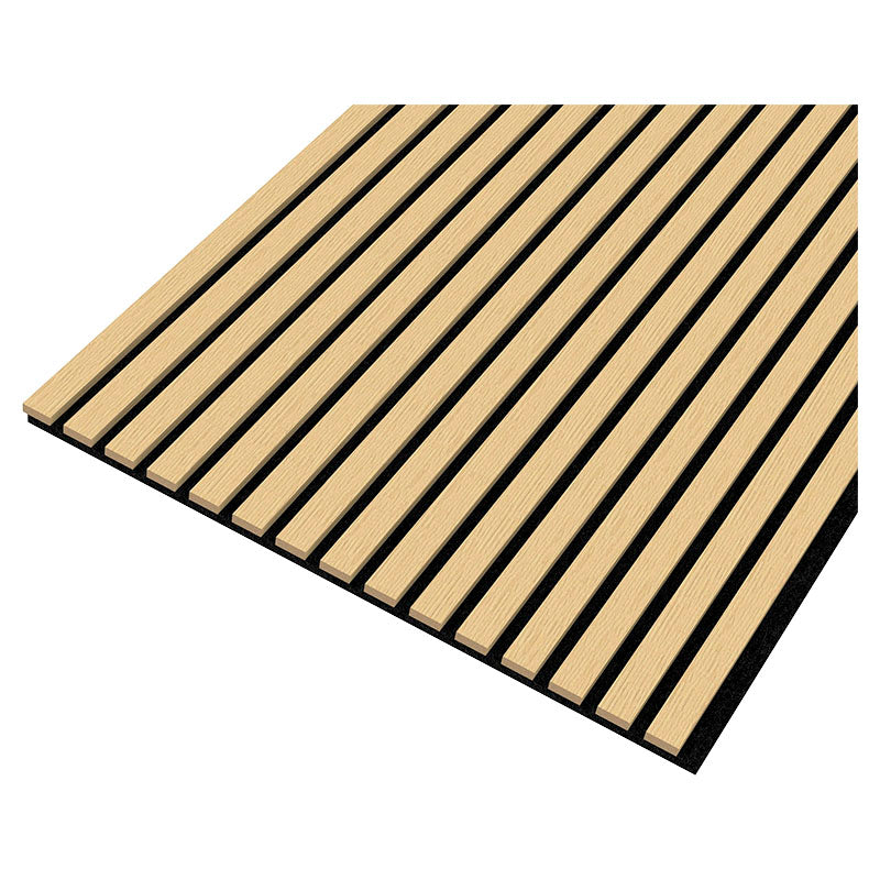 Panel acústico de pared MDF y PET 60 x 260 cm Tezza Nogal