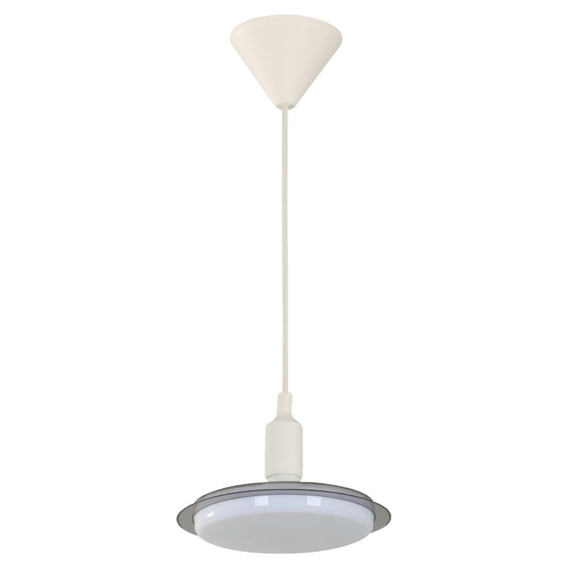 Modern white and gray LED pendant light 1 light E27 electrical 24933