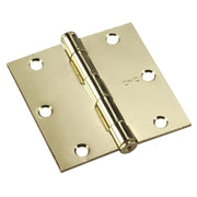 Bisagra libro pin suelto 3 x 3" dorada 2 uds