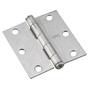 Loose pin butt hinge 3 x 3" chrome 2 units