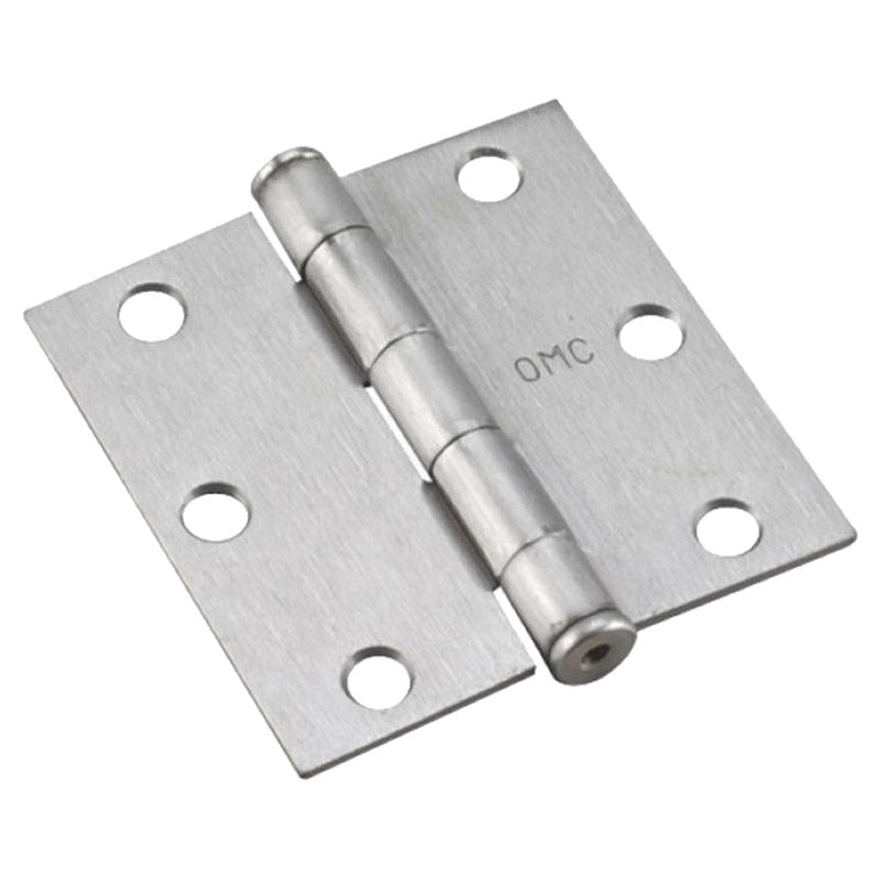 Loose pin butt hinge 3 x 3" chrome 2 units
