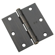 Bisagra libro pin suelto 3 ½" x 3 ½" bronce aceitado 2 uds
