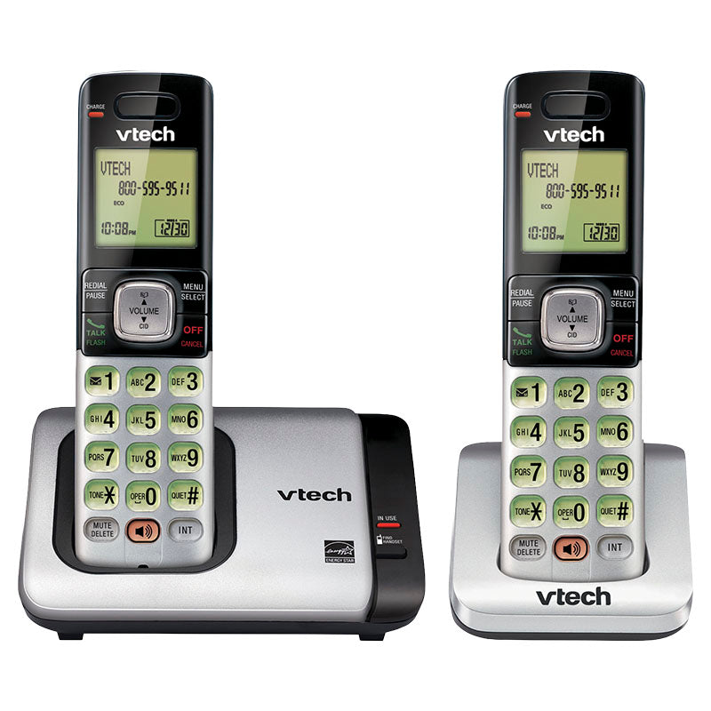Duo telefonos digitales Vtech negros
